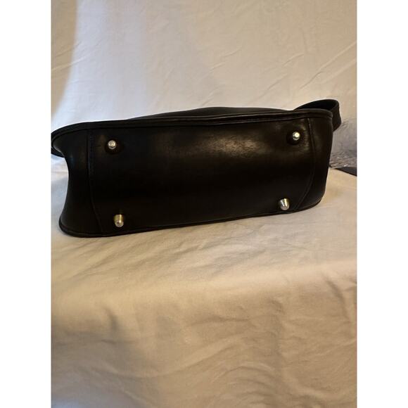 COACH Vintage Janice Legacy 9966 Black Leather Hobo Style Shoulder Bag - Picture 8 of 9